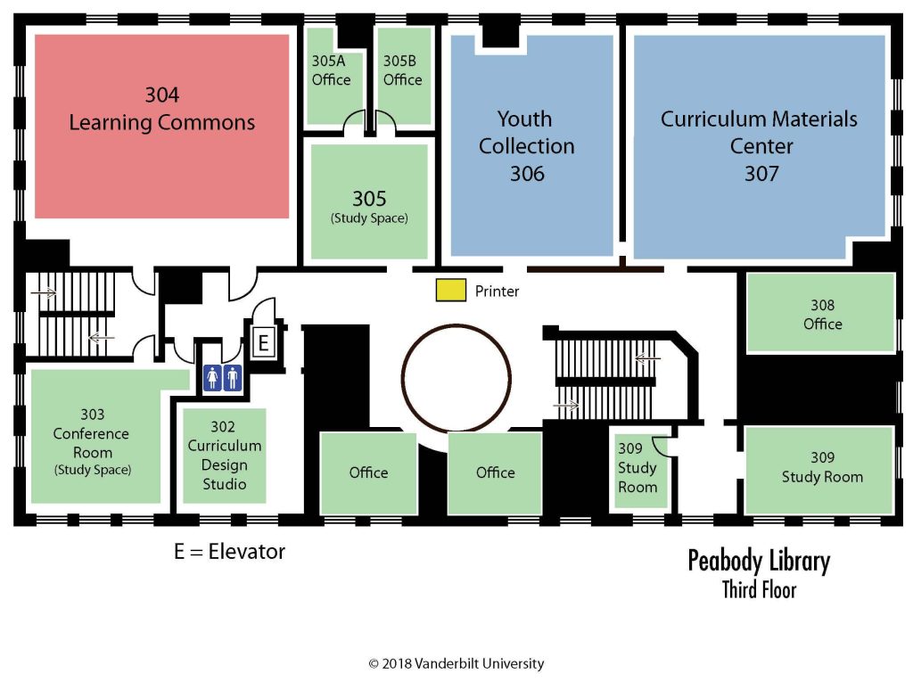 Library Floor Plans | Jean and Alexander Heard Libraries | Vanderbilt ...